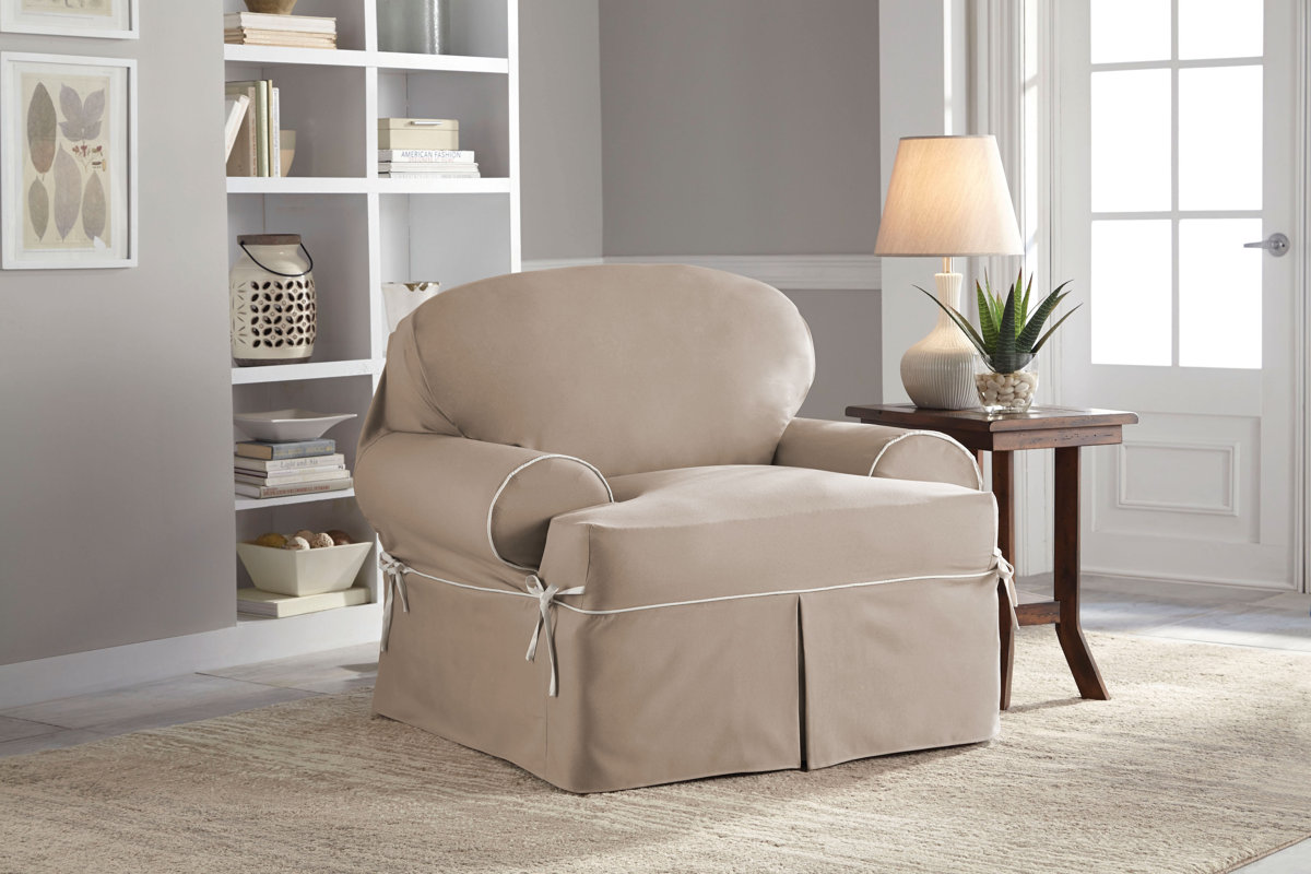 Serta Twill TCushion Armchair Slipcover & Reviews Wayfair